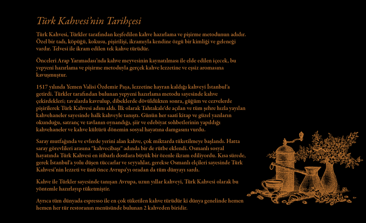 türk kahvesinin tarihçesi